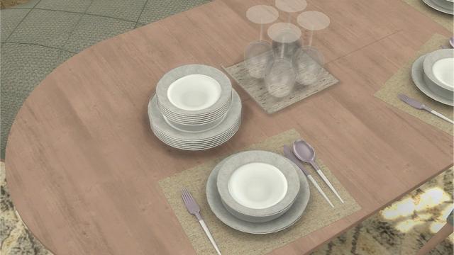 Jersey Dining Room Accessories for The Sims 4