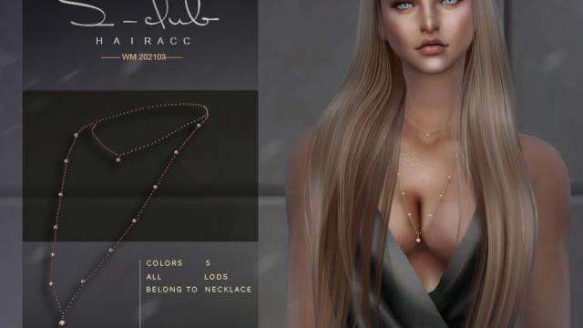 S-Club ts4 WM Necklace 202103