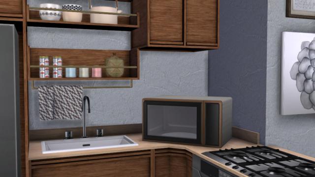 Cali Kitchen Set for The Sims 4