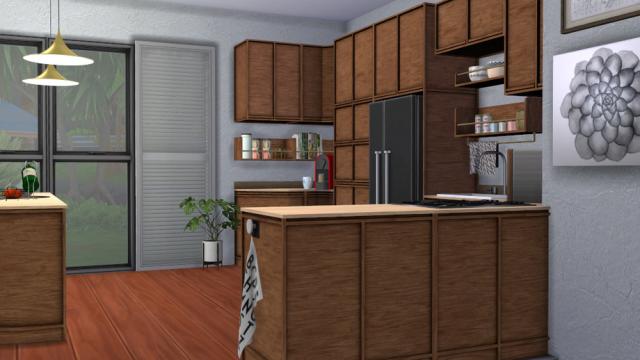 Cali Kitchen Set for The Sims 4