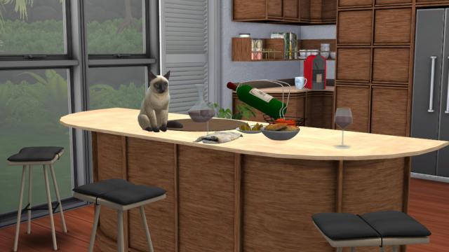 Cali Kitchen Set for The Sims 4