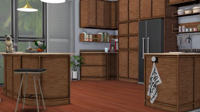 Cali Kitchen Set for The Sims 4