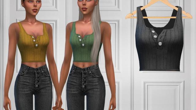 ShakeProductions 563 - Top for The Sims 4