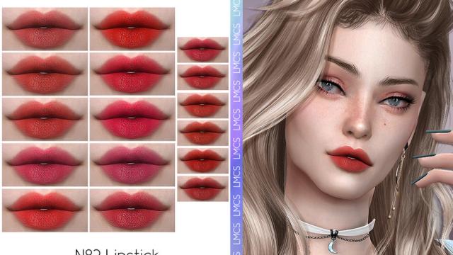 LMCS N82 Lipstick (HQ) для The Sims 4
