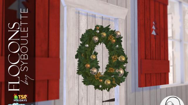 Holiday Wonderland - Flocons Set for The Sims 4