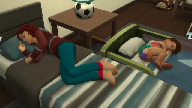 Take Shoes Off While Sleeping & Napping In Bed for The Sims 4