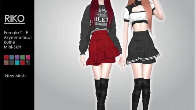 RIKO - Ruffle Mini Skirt