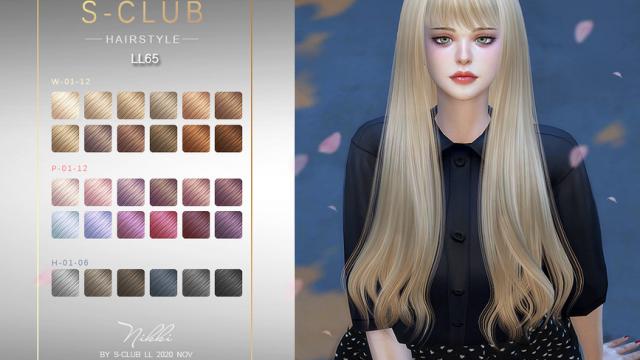 sclub_ts4_hair_n65_Nikki for The Sims 4