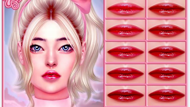 [ P u f f e S i m s ] Lipstick NO 1