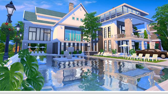 Villa Nusavara для The Sims 4