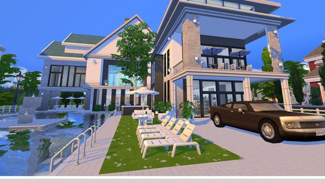 Villa Nusavara для The Sims 4