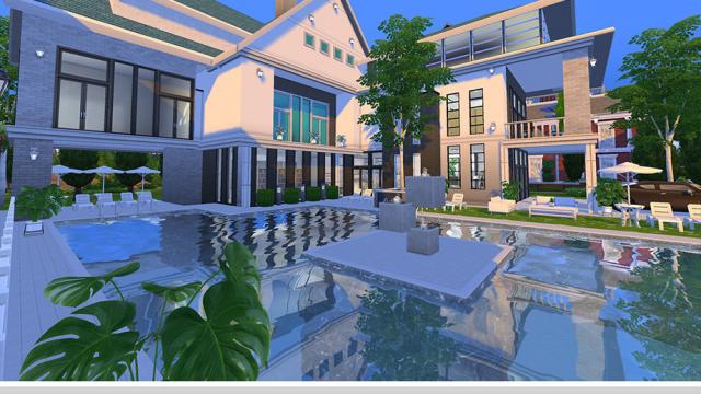 Villa Nusavara для The Sims 4