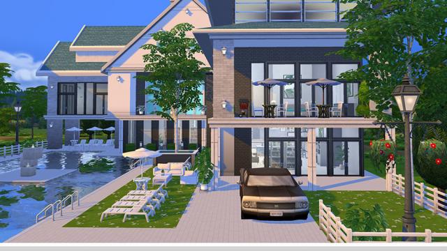 Villa Nusavara для The Sims 4