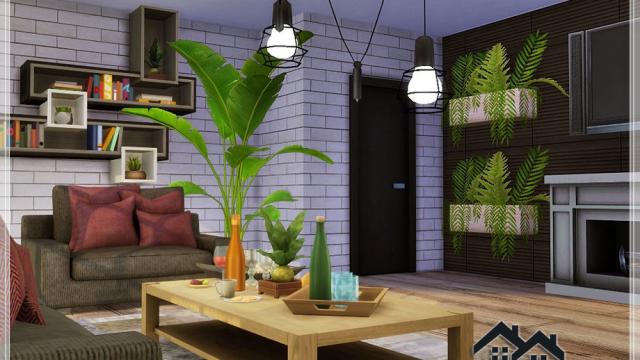 CHARLOTTE -Livingroom для The Sims 4