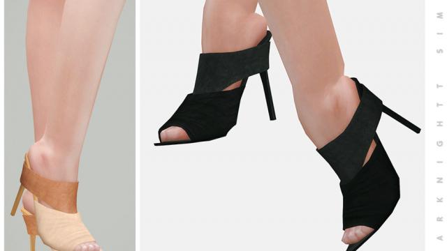 High Heel Pointed Mules for The Sims 4