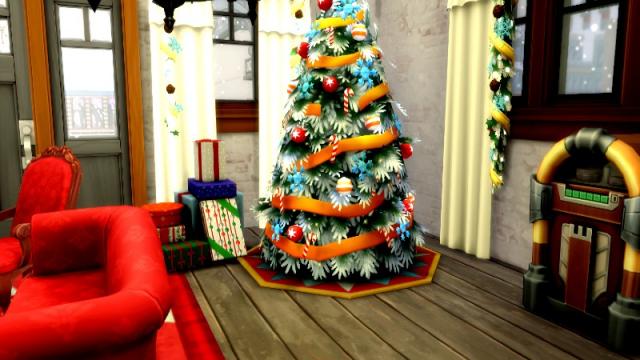 Santa House для The Sims 4