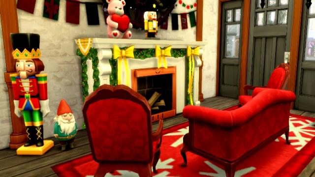 Santa House для The Sims 4