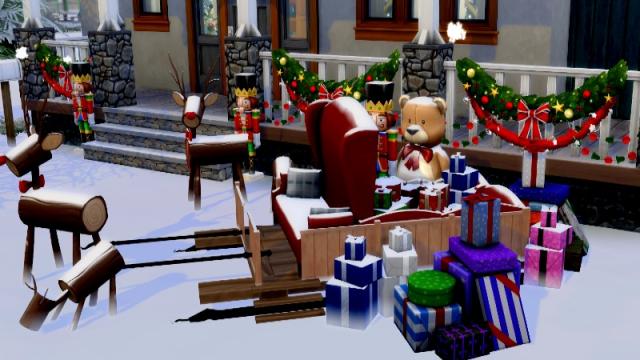 Santa House для The Sims 4