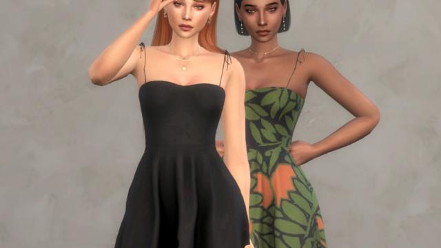 Lipa Dress  Christopher067 for The Sims 4