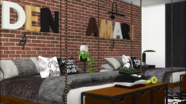 Tween Twinzies Room для The Sims 4