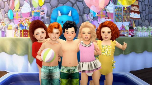 Kids party (Pose pack)