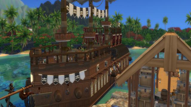 Fish N' Eat Pirate Cruise для The Sims 4