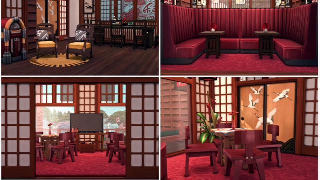 Izakaya Ipai для The Sims 4