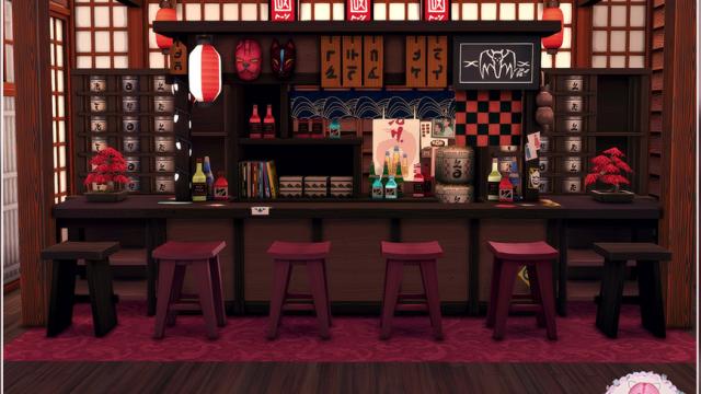 Izakaya Ipai для The Sims 4