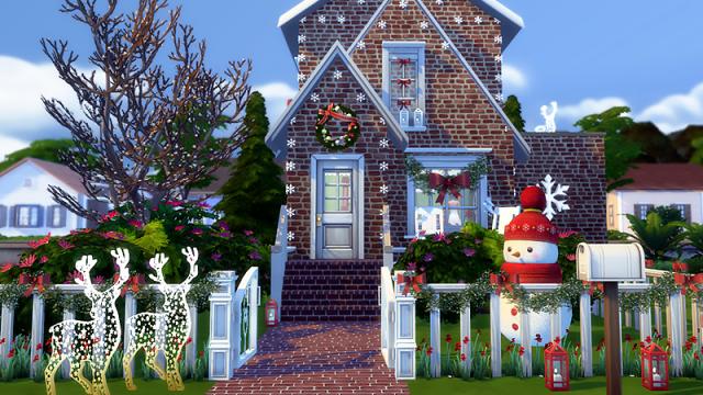 Christmas everywhere для The Sims 4