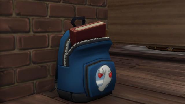 Nancy Drew: Secrets Can Kill Backpack Decor для The Sims 4