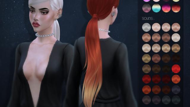 LeahLillith Epiphany Hair для The Sims 4