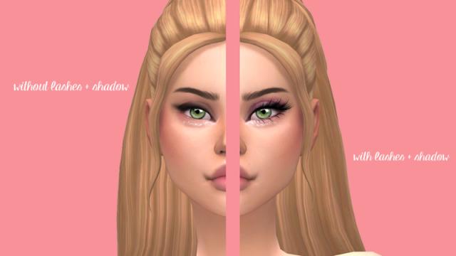 Julie Rose Eyeliner для The Sims 4