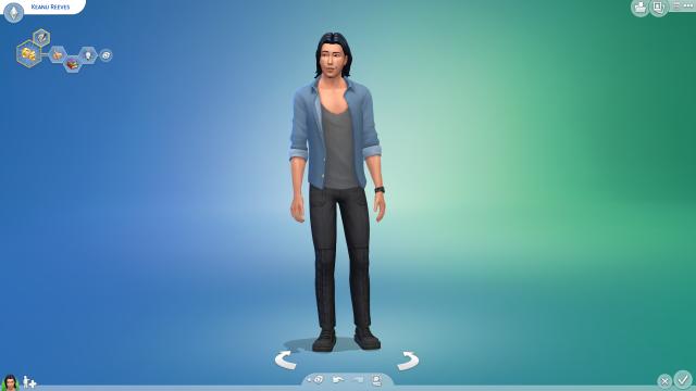 Keanu Reeves for The Sims 4