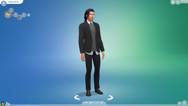 Keanu Reeves for The Sims 4