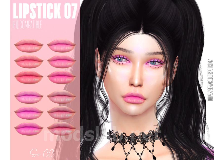 Download SERACC - LIPSTICK 07 AF FOR TS4 for The Sims 4