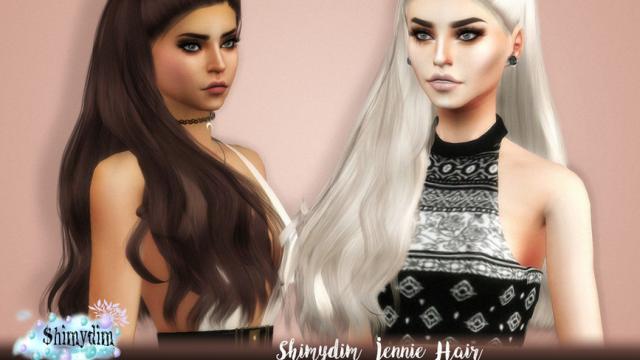 Shimydim Jennie Hair for The Sims 4