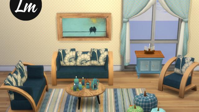 Cozy Days living room for The Sims 4