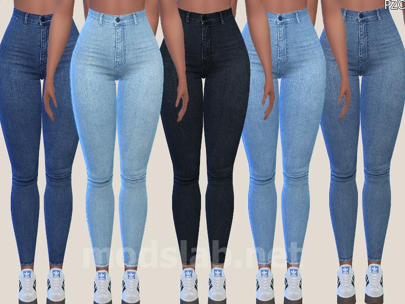 Download 015 Denim Skinny Jeans 015 Nov 16, 2020 for The Sims 4