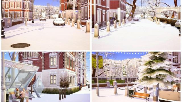 Charms of Old Neighborhoods for The Sims 4