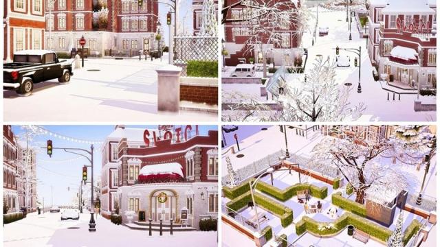 Charms of Old Neighborhoods for The Sims 4