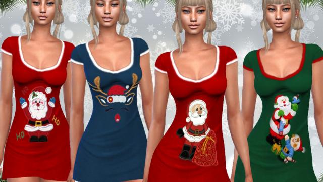 Female Xmas Sleeping Gowns