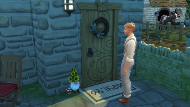 Подарок под ковриком от садового гнома / Dwarf's Doormat Gift для The Sims 4