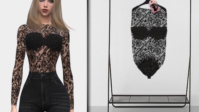 Lace Bodysuit C250