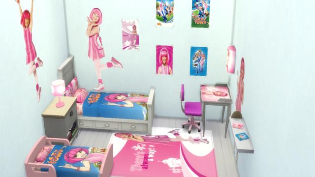 Lazytown bedroom для The Sims 4