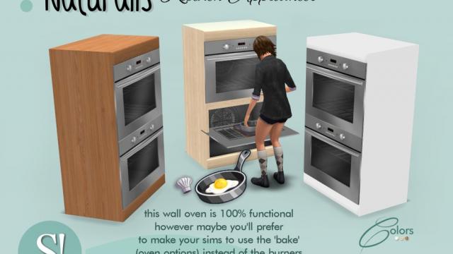 Naturalis ovens for The Sims 4