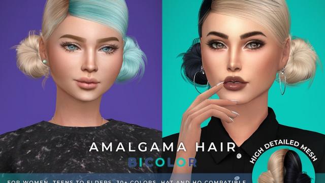 SonyaSims Amalgama Hair - BICOLOR