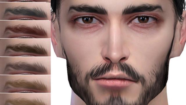 Eyebrows N101 for The Sims 4