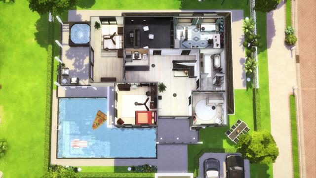 S&W Villa для The Sims 4