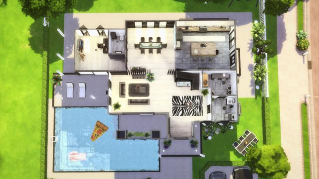 S&W Villa для The Sims 4