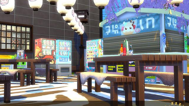 QE Lan Izakaya NOCC для The Sims 4